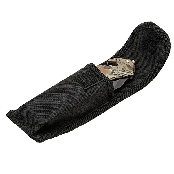 Nutwood Camo Rescue Knife... from ASI 67866 Logomark/Valumark