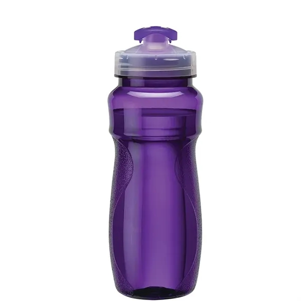 Water bottle with 24 oz. capacity; contoured body with textured grip... from ASI 67866 Logomark/Valumark / Valumark™