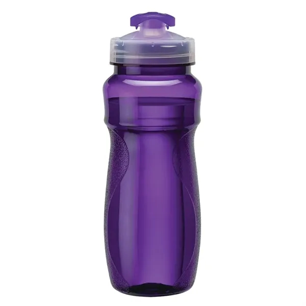 Water bottle with 24 oz. capacity; contoured body with textured grip... from ASI 67866 Logomark/Valumark / Valumark™