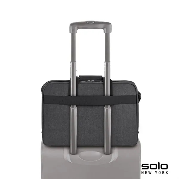 3" x 11.5" x 16" Solo Astor slim brief with padded... from ASI 67866 Logomark/Valumark