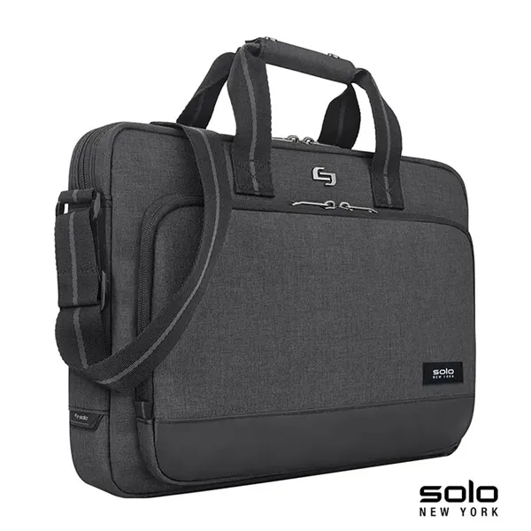 3" x 11.5" x 16" Solo Astor slim brief with padded... from ASI 67866 Logomark/Valumark