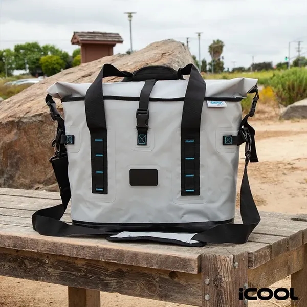High-performance cooler bag; includes roll-down top, buckled straps, and adjustable/removable strap.... from ASI 67866 Logomark/Valumark