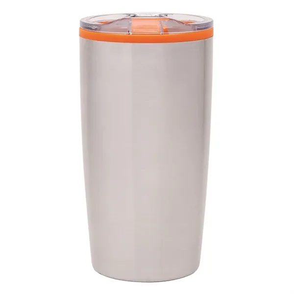 3.44" x 6.88" x 3.69" Outback 20-ounce double-wall stainless steel tumbler... from ASI 67866 Logomark/Valumark / Valumark™