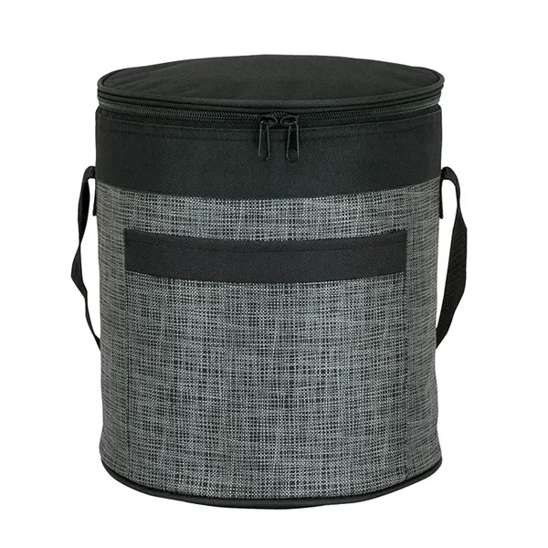14-can barrel cooler made with foil-lined insulation; includes 1" x 19... from ASI 67866 Logomark/Valumark / Valumark™
