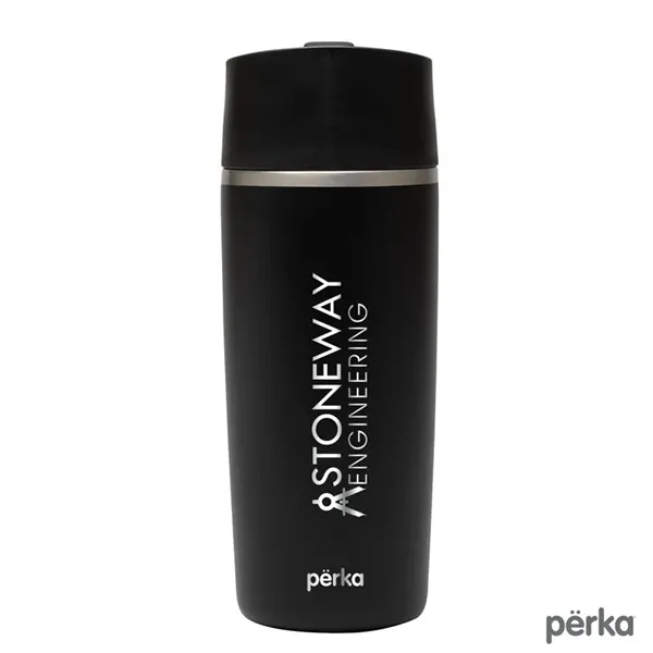 Perka® Macchiato 12 oz. Double Wall Coffee/Tea Press Mug... from ASI 67866 Logomark/Valumark