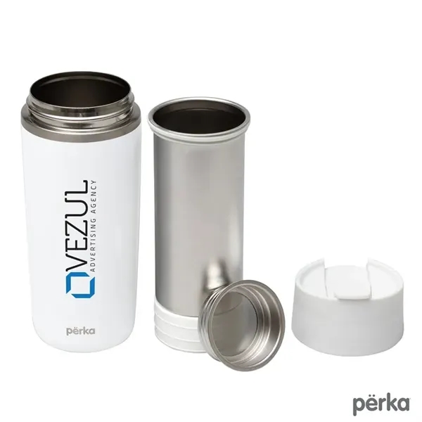 Perka® Macchiato 12 oz. Double Wall Coffee/Tea Press Mug... from ASI 67866 Logomark/Valumark