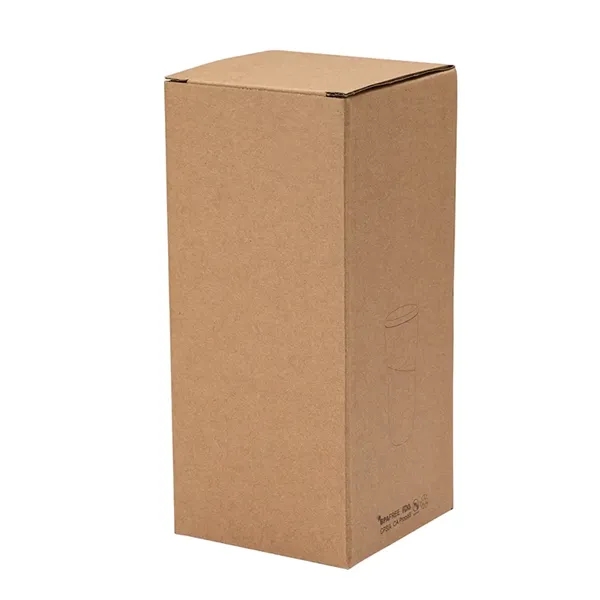 Tarrazu 12 oz. Double Wall Ceramic Tumbler w/ Wood Lid... from ASI 67866 Logomark/Valumark