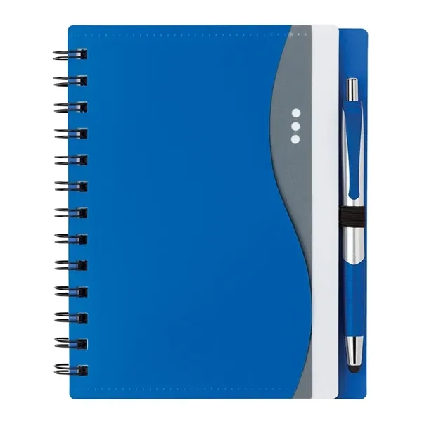 Bellevue Junior Notebook w/Stylus Pen... from ASI 67866 Logomark/Valumark