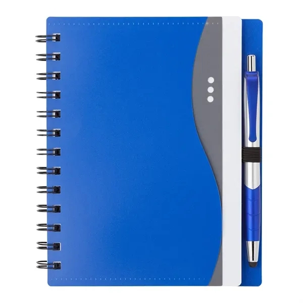 Bellevue Junior Notebook w/Stylus Pen... from ASI 67866 Logomark/Valumark