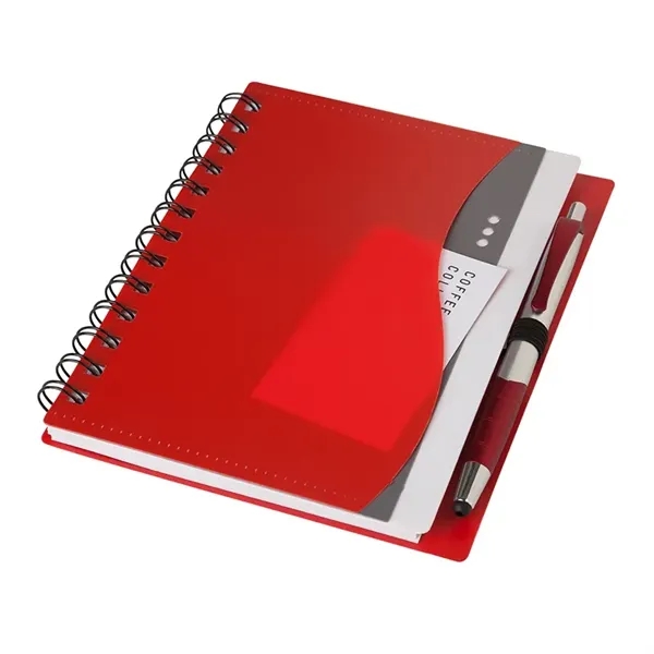 Bellevue Junior Notebook w/Stylus Pen... from ASI 67866 Logomark/Valumark