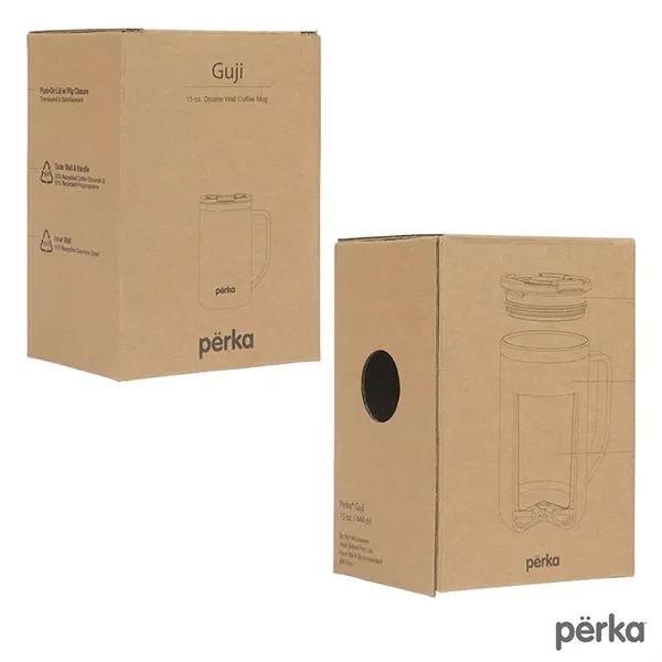 Perka® Guji 15 oz. Recycled Steel and Coffee Grounds Mug... from ASI 67866 Logomark/Valumark