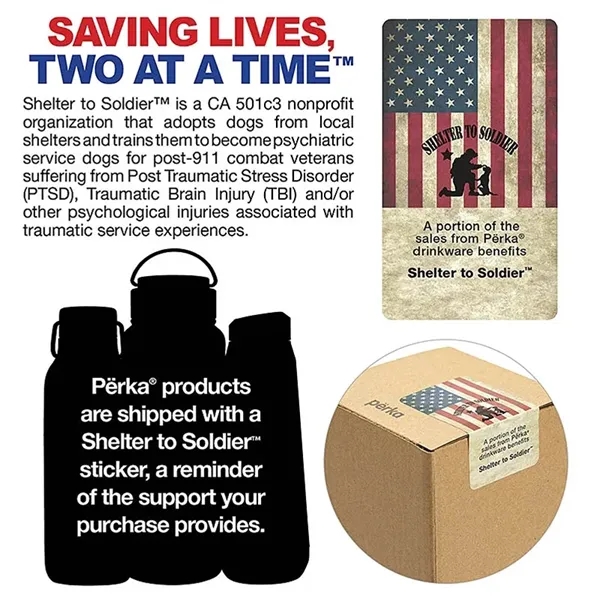 Perka® Guji 15 oz. Recycled Steel and Coffee Grounds Mug... from ASI 67866 Logomark/Valumark