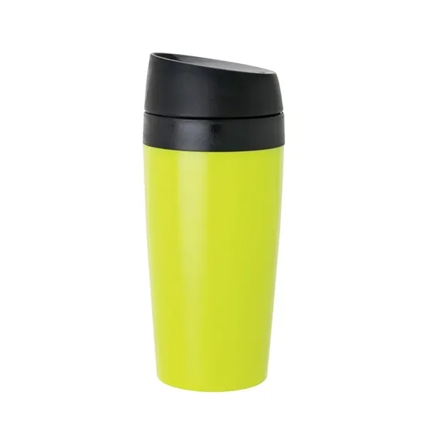 3.25" x 7.75" x 3.25" AS plastic and polypropylene 16-ounce tumbler... from ASI 67866 Logomark/Valumark