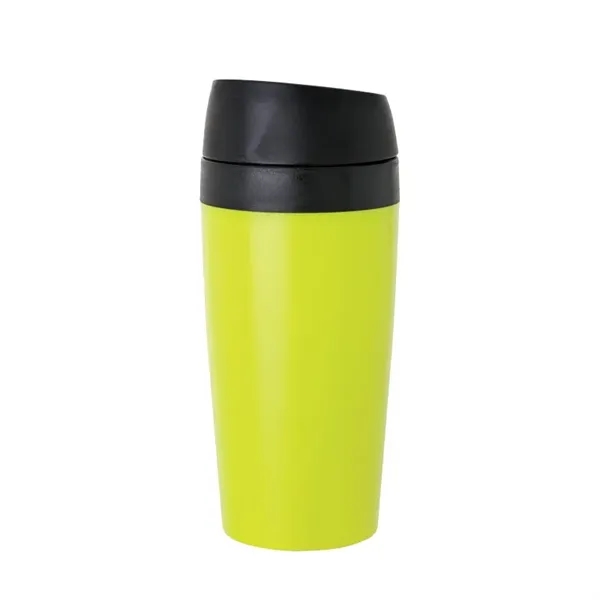 3.25" x 7.75" x 3.25" AS plastic and polypropylene 16-ounce tumbler... from ASI 67866 Logomark/Valumark