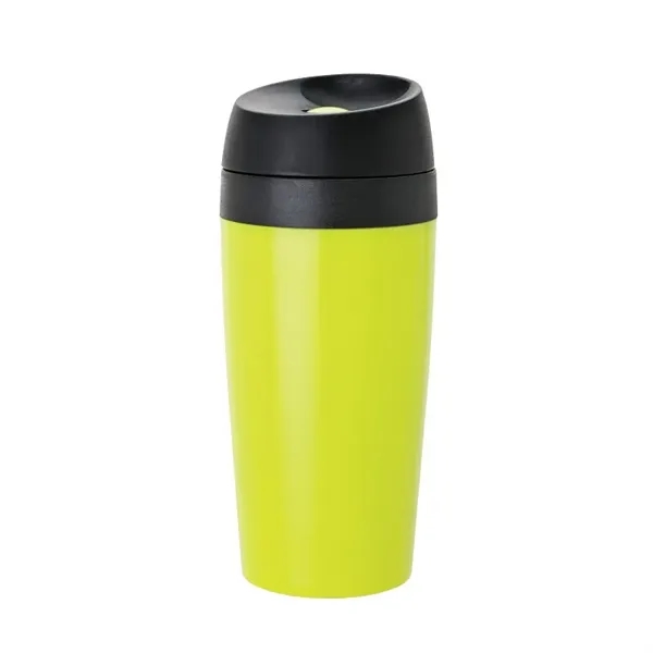 3.25" x 7.75" x 3.25" AS plastic and polypropylene 16-ounce tumbler... from ASI 67866 Logomark/Valumark