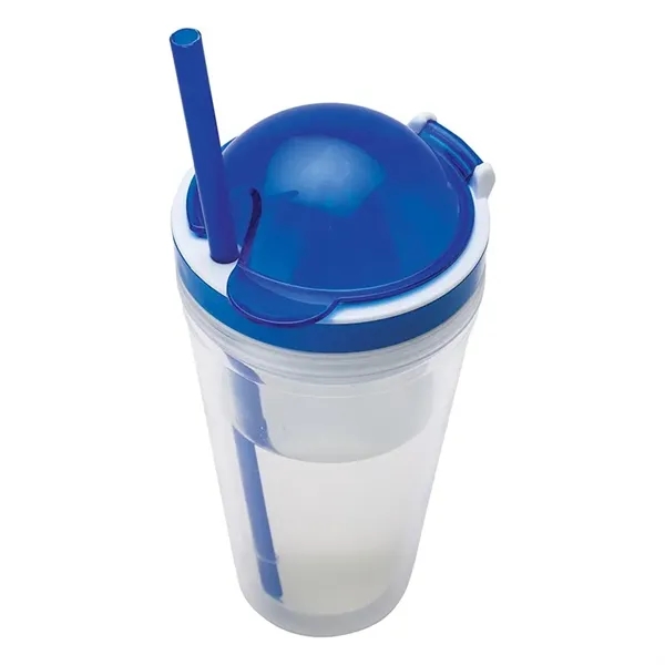 3.75" x 9.25" x 4.19" acrylonitrile styrene 16 ounce juice tumbler... from ASI 67866 Logomark/Valumark / Valumark™
