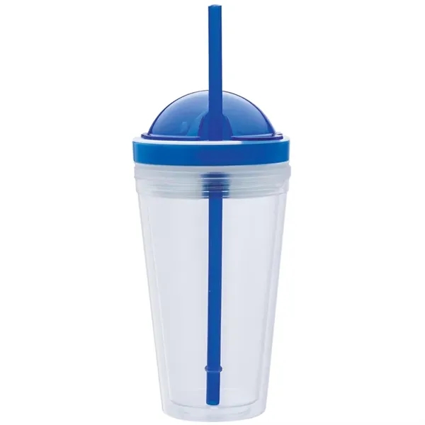 3.75" x 9.25" x 4.19" acrylonitrile styrene 16 ounce juice tumbler... from ASI 67866 Logomark/Valumark / Valumark™
