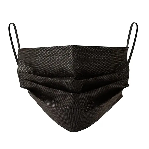 Shield III Box of 50pcs Black Disposable Face Masks... from ASI 67866 Logomark/Valumark