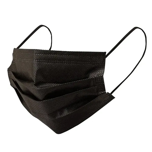 Shield III Box of 50pcs Black Disposable Face Masks... from ASI 67866 Logomark/Valumark