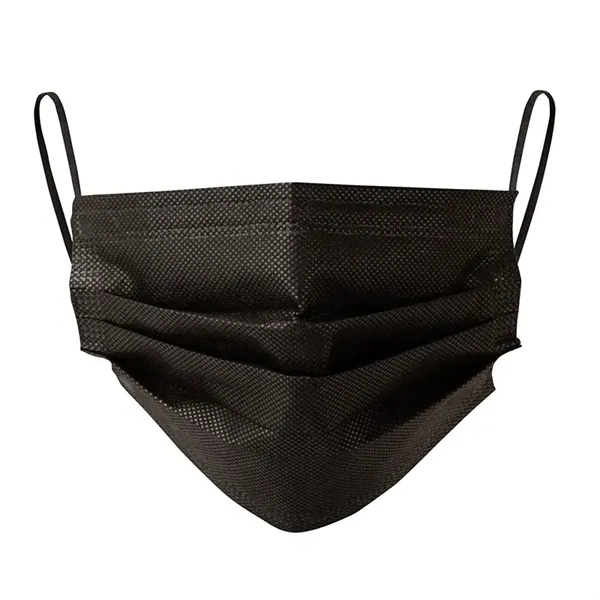 Shield III Box of 50pcs Black Disposable Face Masks... from ASI 67866 Logomark/Valumark