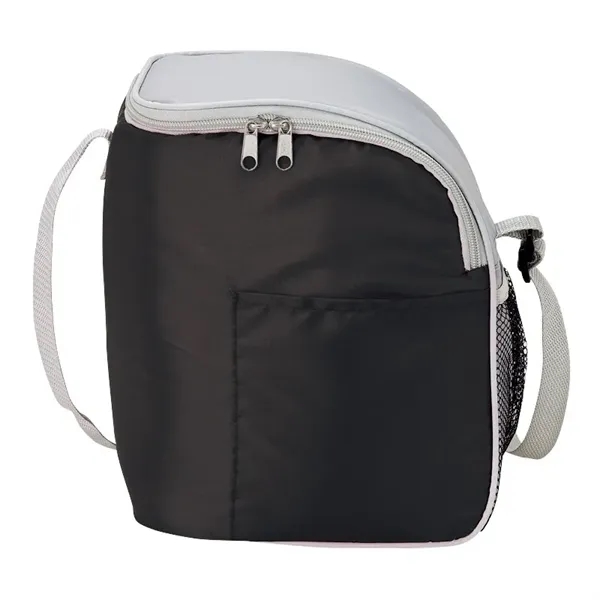 12-can cooler with PEVA lining; includes 1" x 35" adjustable shoulder... from ASI 67866 Logomark/Valumark