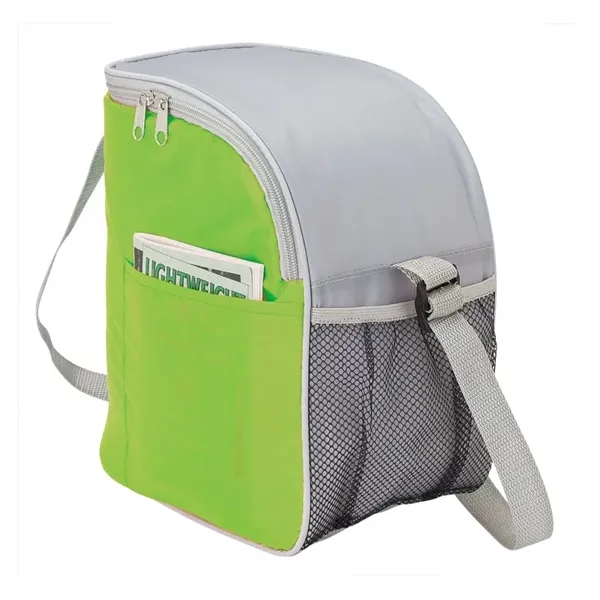 12-can cooler with PEVA lining; includes 1" x 35" adjustable shoulder... from ASI 67866 Logomark/Valumark