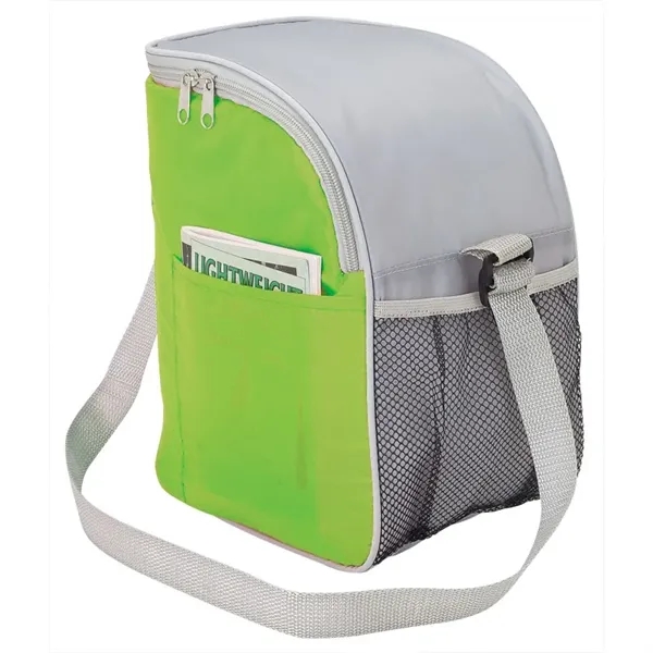 12-can cooler with PEVA lining; includes 1" x 35" adjustable shoulder... from ASI 67866 Logomark/Valumark