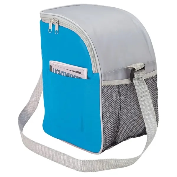 12-can cooler with PEVA lining; includes 1" x 35" adjustable shoulder... from ASI 67866 Logomark/Valumark