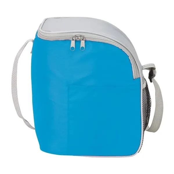 12-can cooler with PEVA lining; includes 1" x 35" adjustable shoulder... from ASI 67866 Logomark/Valumark