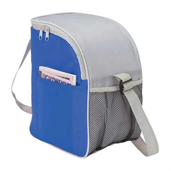 12-can cooler with PEVA lining; includes 1" x 35" adjustable shoulder... from ASI 67866 Logomark/Valumark