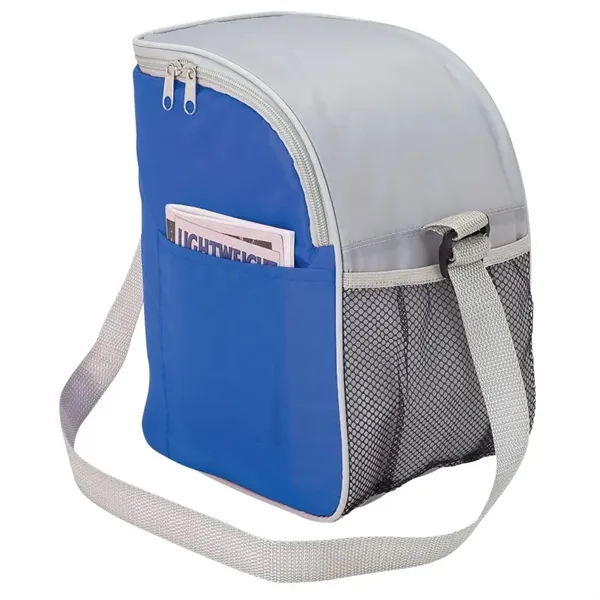 12-can cooler with PEVA lining; includes 1" x 35" adjustable shoulder... from ASI 67866 Logomark/Valumark