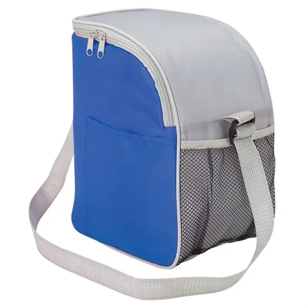 12-can cooler with PEVA lining; includes 1" x 35" adjustable shoulder... from ASI 67866 Logomark/Valumark