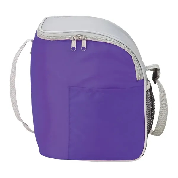 12-can cooler with PEVA lining; includes 1" x 35" adjustable shoulder... from ASI 67866 Logomark/Valumark