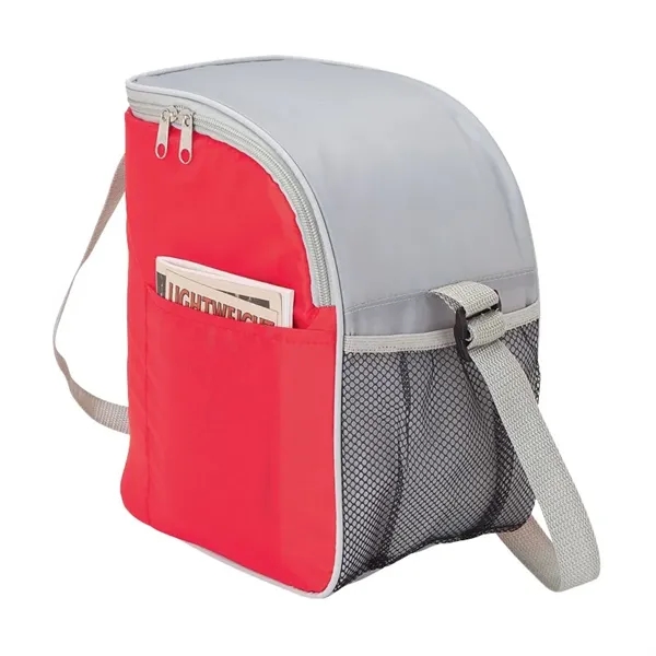 12-can cooler with PEVA lining; includes 1" x 35" adjustable shoulder... from ASI 67866 Logomark/Valumark