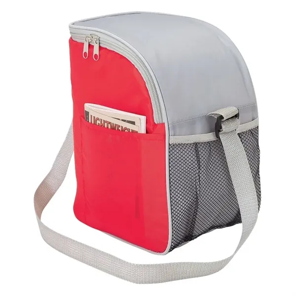 12-can cooler with PEVA lining; includes 1" x 35" adjustable shoulder... from ASI 67866 Logomark/Valumark