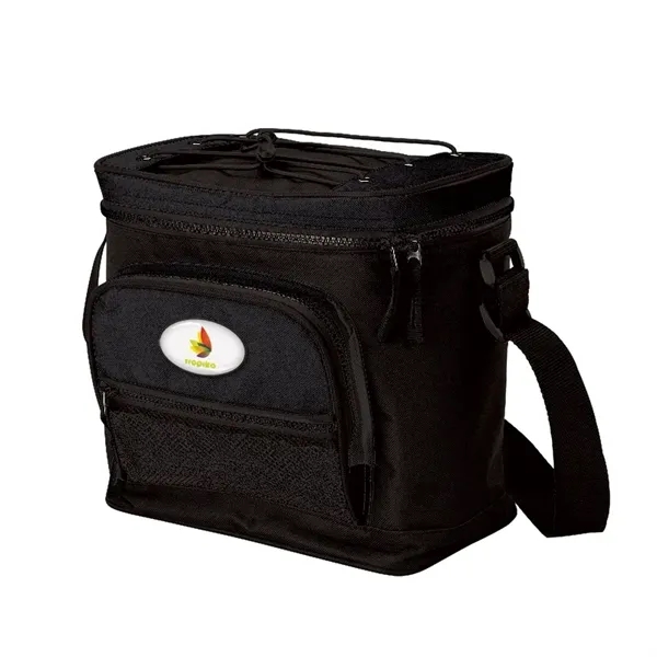 12-can cooler with PEVA lining; includes 1 1/2" x 47" adjustable... from ASI 67866 Logomark/Valumark / Valumark™