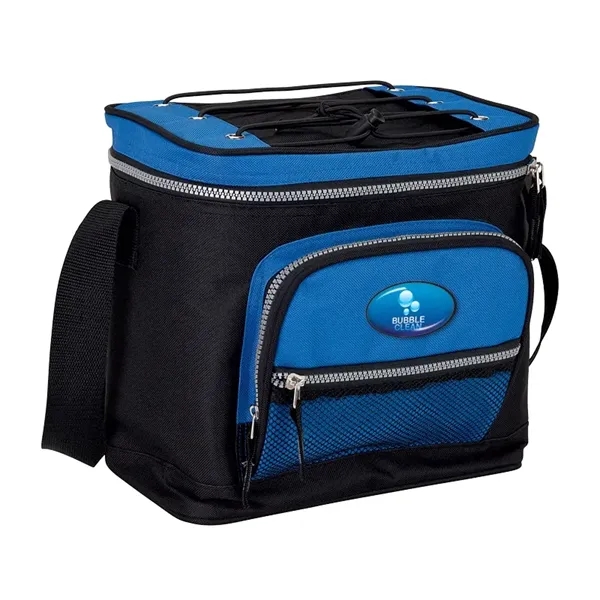 12-can cooler with PEVA lining; includes 1 1/2" x 47" adjustable... from ASI 67866 Logomark/Valumark / Valumark™