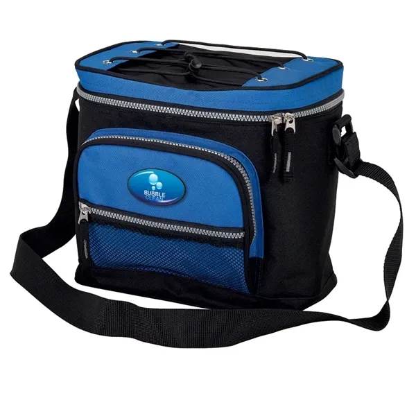 12-can cooler with PEVA lining; includes 1 1/2" x 47" adjustable... from ASI 67866 Logomark/Valumark / Valumark™