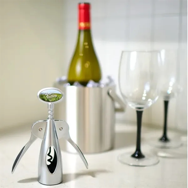 Hanover Wing Corkscrew Wine Bottle Opener... from ASI 67866 Logomark/Valumark