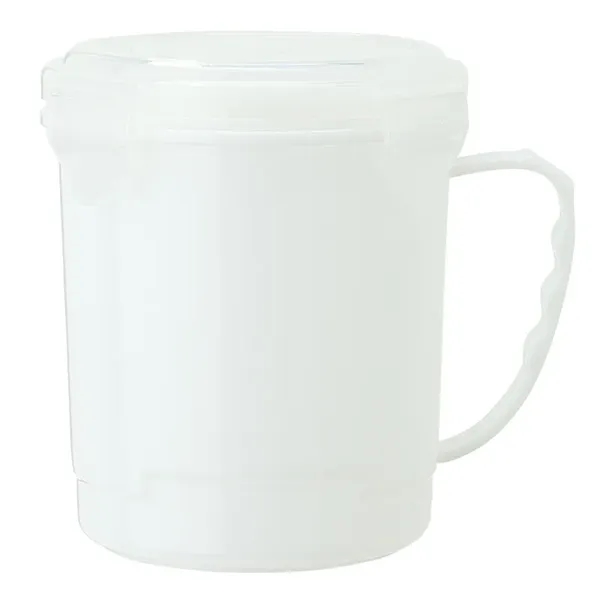 4.5" x 4.88" x 5.25" 24-ounce polypropylene soup cup with silicone... from ASI 67866 Logomark/Valumark / Valumark™