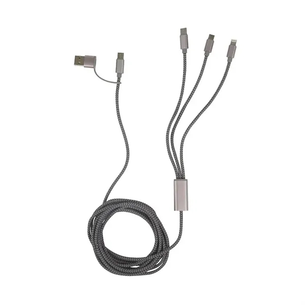Virgo 9' RPET 5-in-1 Charging Cable... from ASI 67866 Logomark/Valumark