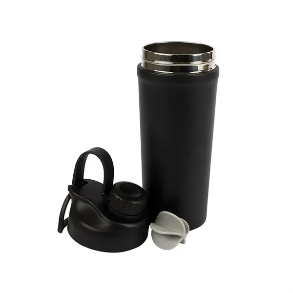 Longden 26 oz. Double Wall, Stainless Steel Shaker Bottle... from ASI 67866 Logomark/Valumark