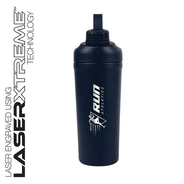 Longden 26 oz. Double Wall, Stainless Steel Shaker Bottle... from ASI 67866 Logomark/Valumark