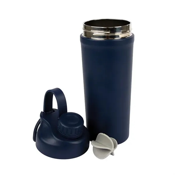 Longden 26 oz. Double Wall, Stainless Steel Shaker Bottle... from ASI 67866 Logomark/Valumark