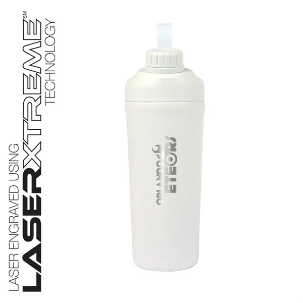 Longden 26 oz. Double Wall, Stainless Steel Shaker Bottle... from ASI 67866 Logomark/Valumark