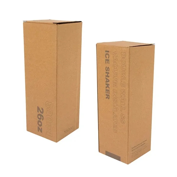 Longden 26 oz. Double Wall, Stainless Steel Shaker Bottle... from ASI 67866 Logomark/Valumark