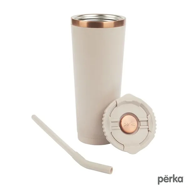 Perka® Barbarossa 24 oz. Recycled Steel and Coffee Ground...... from ASI 67866 Logomark/Valumark