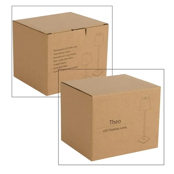Theo LED Rechargeable Desk Lamp... from ASI 67866 Logomark/Valumark