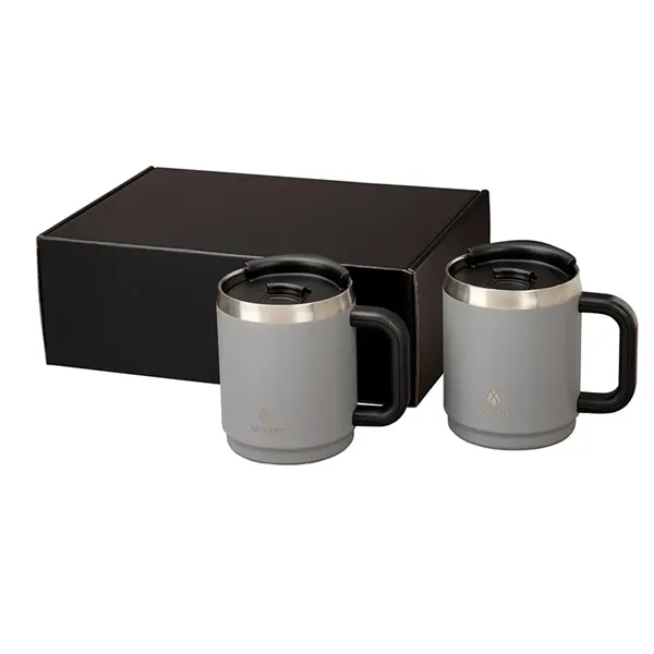 Manna™ Boulder Two-Piece Camping Mug Gift Set... from ASI 67866 Logomark/Valumark