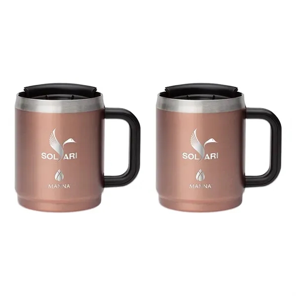 Manna™ Boulder Two-Piece Camping Mug Gift Set... from ASI 67866 Logomark/Valumark